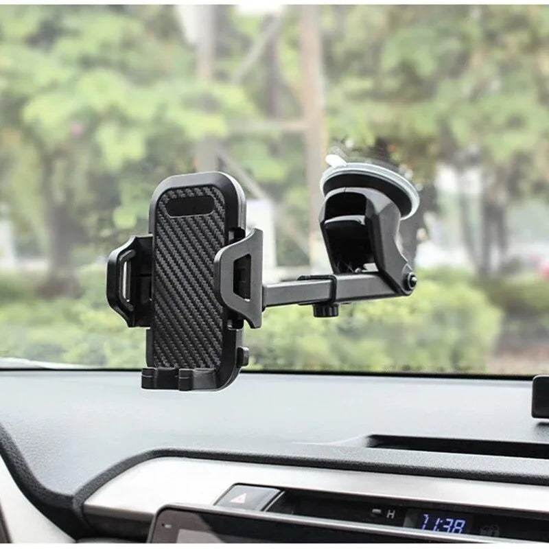 Sucker Car Phone Holder Mount Stand Suction Cup Smartphone Mobile Cell Support in Car Bracket for Iphone Xiaomi Huawei Samsung